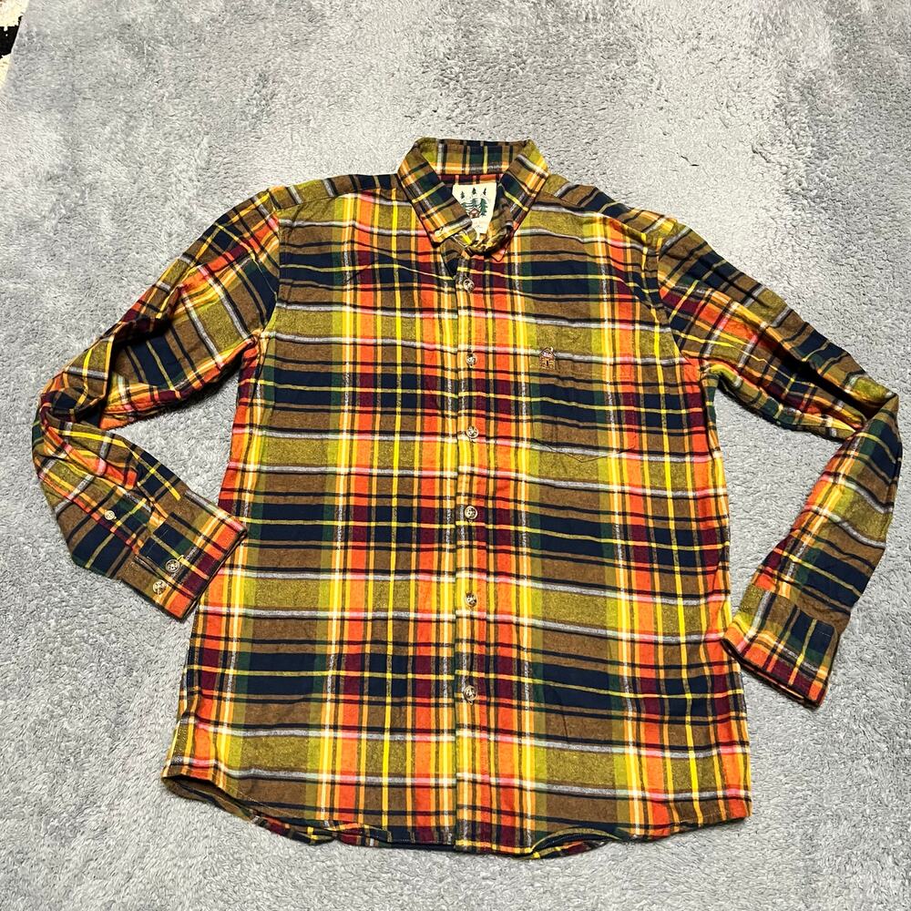 Cozy Cabin Flannels Kiel James Patrick Mens Small Cotton Flannel